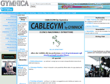 Tablet Screenshot of gymnica.it